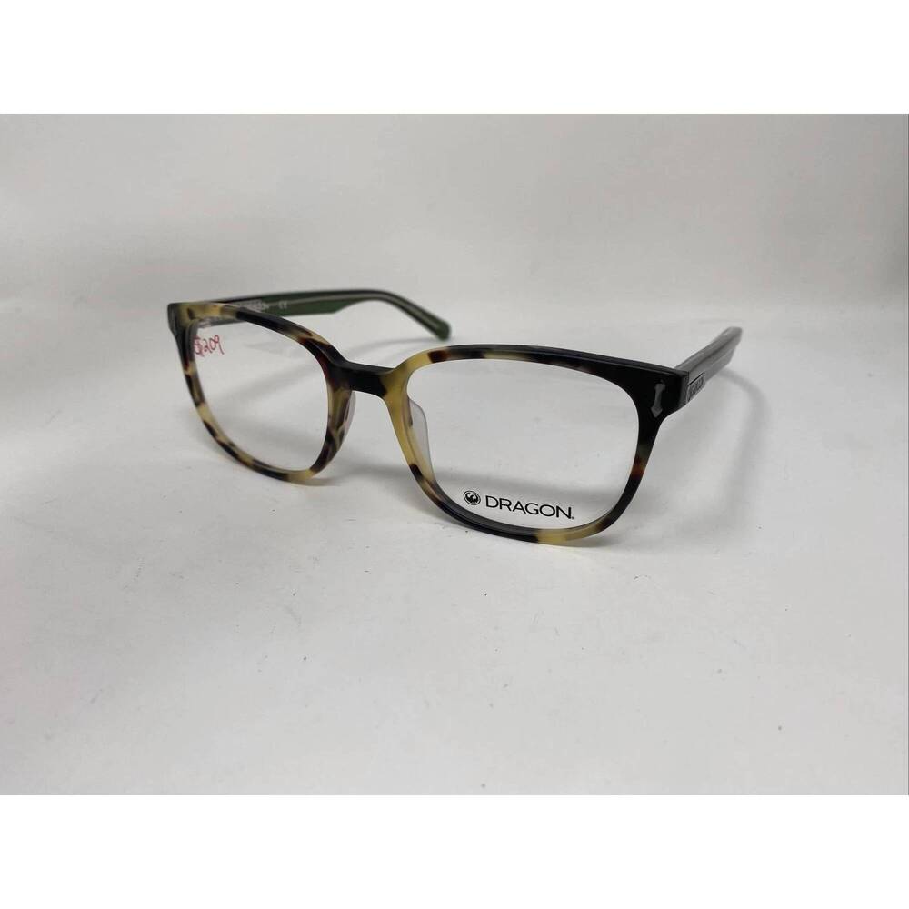 NEW DRAGON ALLIANCE men's finn square eyeglasses in tortoise green